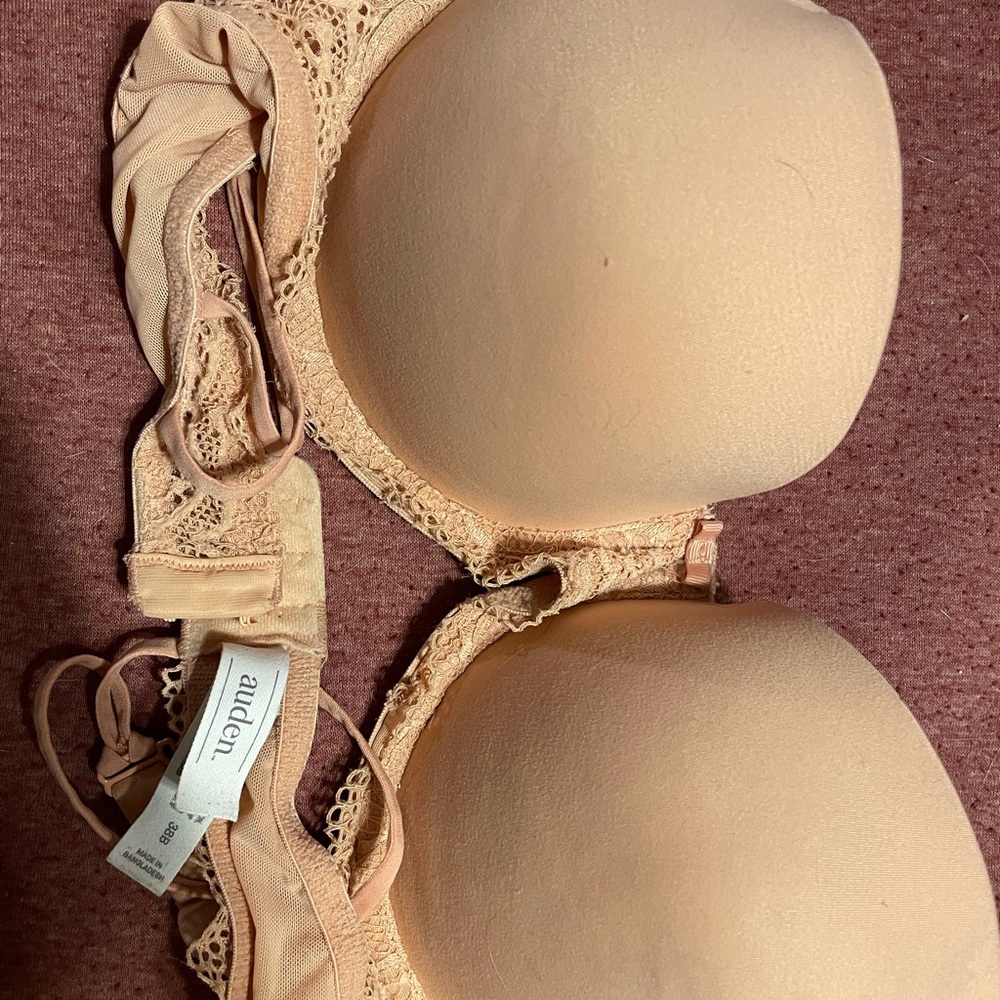 Padded push up bra